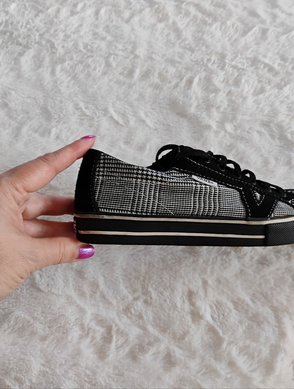 Vans Tory Houndstooth Print Sneakers - Picture 9 of 14